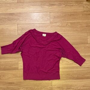 Kate Spade Fuchsia Knit Top